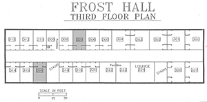 Frost 3rd floor plan